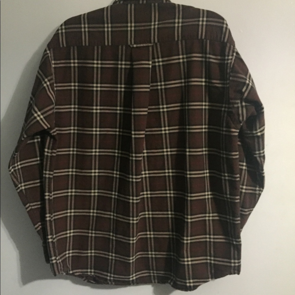 Orvis Brown Plaid Button Down. Medium - image 2
